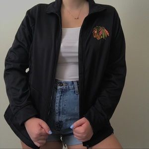 Blackhawks golf jacket